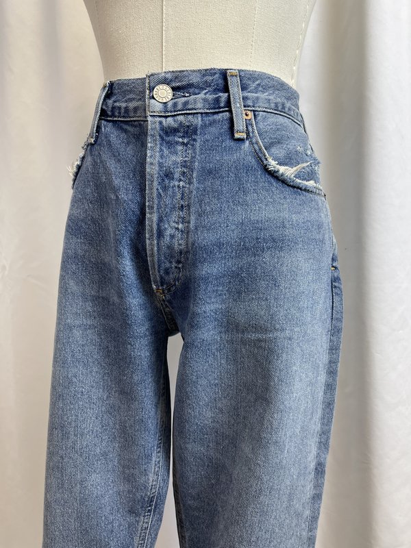 AGOLDE Jamie Straight Leg Distressed Denim (27) AGOLDE Jamie Straight Leg Distressed Denim (27)