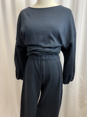 Hackwith Design House RIbbed Wrap Top (S) Hackwith Design House RIbbed Wrap Top (S)