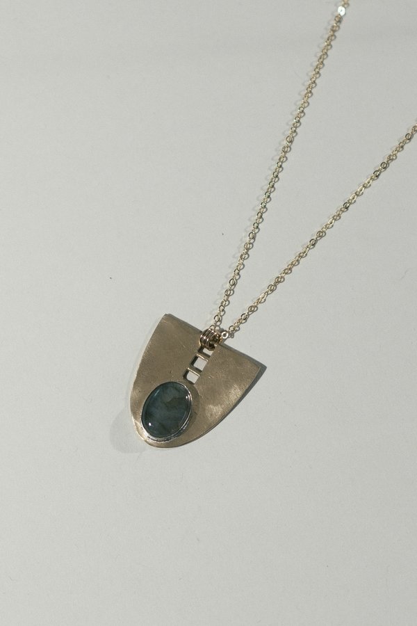Kari Phillips Labradorite Necklace - Brass/Gold Kari Phillips Labradorite Necklace - Brass/Gold