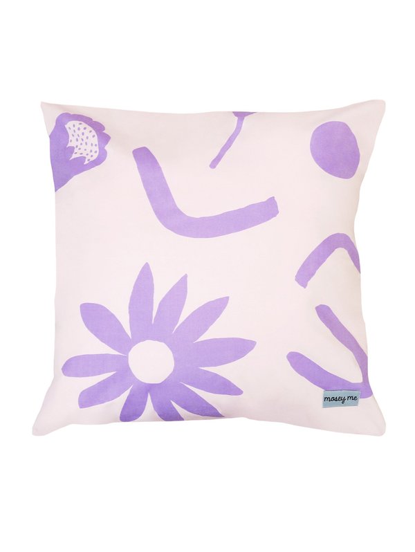 Mosey Me Floral Dreams Euro Pillowcase Set - Lavender & Mustard Mosey Me Floral Dreams Euro Pillowcase Set - Lavender & Mustard