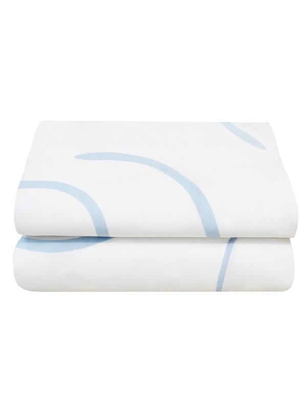 Mosey Me Salento Quilt Cover Set - Blue & Clay Mosey Me Salento Quilt Cover Set - Blue & Clay