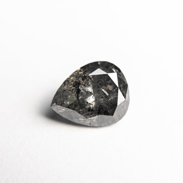 Salt and Pepper Brilliant Diamond - 1.77ct Pear Salt and Pepper Brilliant Diamond - 1.77ct Pear