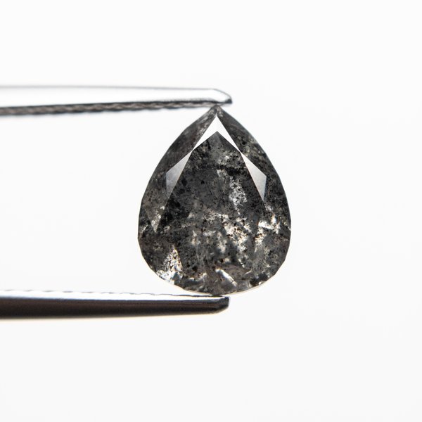 Salt and Pepper Brilliant Diamond - 1.77ct Pear Salt and Pepper Brilliant Diamond - 1.77ct Pear