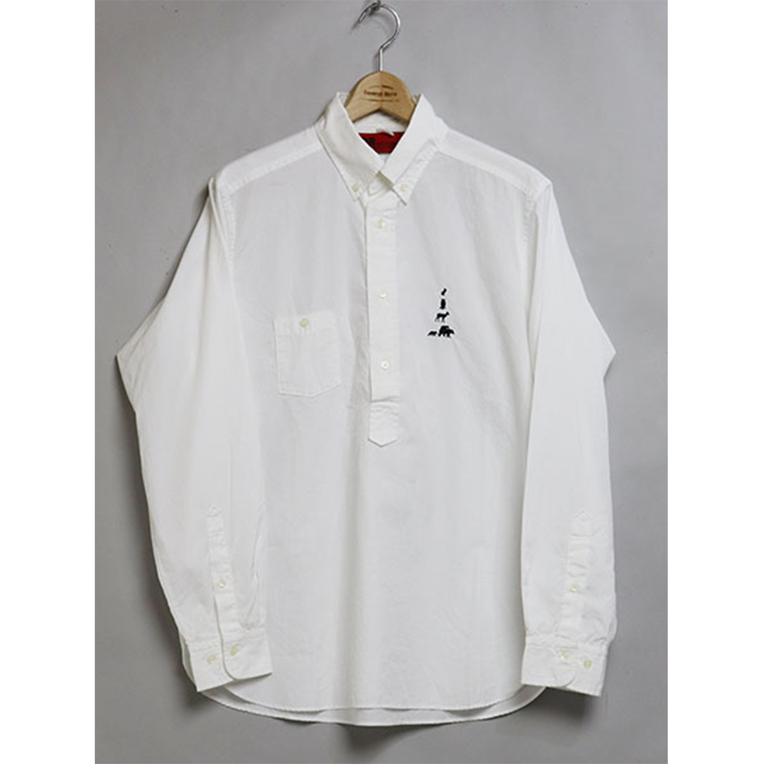 トップス Mountain research B.D. pullover lefty Mountain Research B.D. Lefty 3190L Pullover Shirt - White | Garmentory