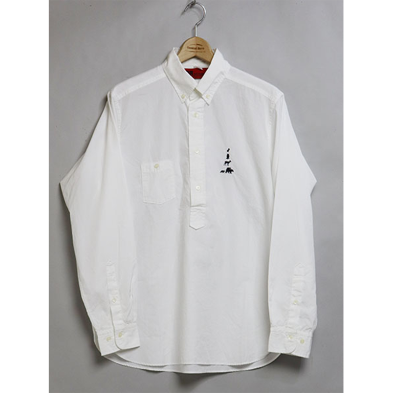 トップス Mountain research B.D. pullover lefty Mountain Research B.D. Lefty 3190L Pullover Shirt - White | Garmentory