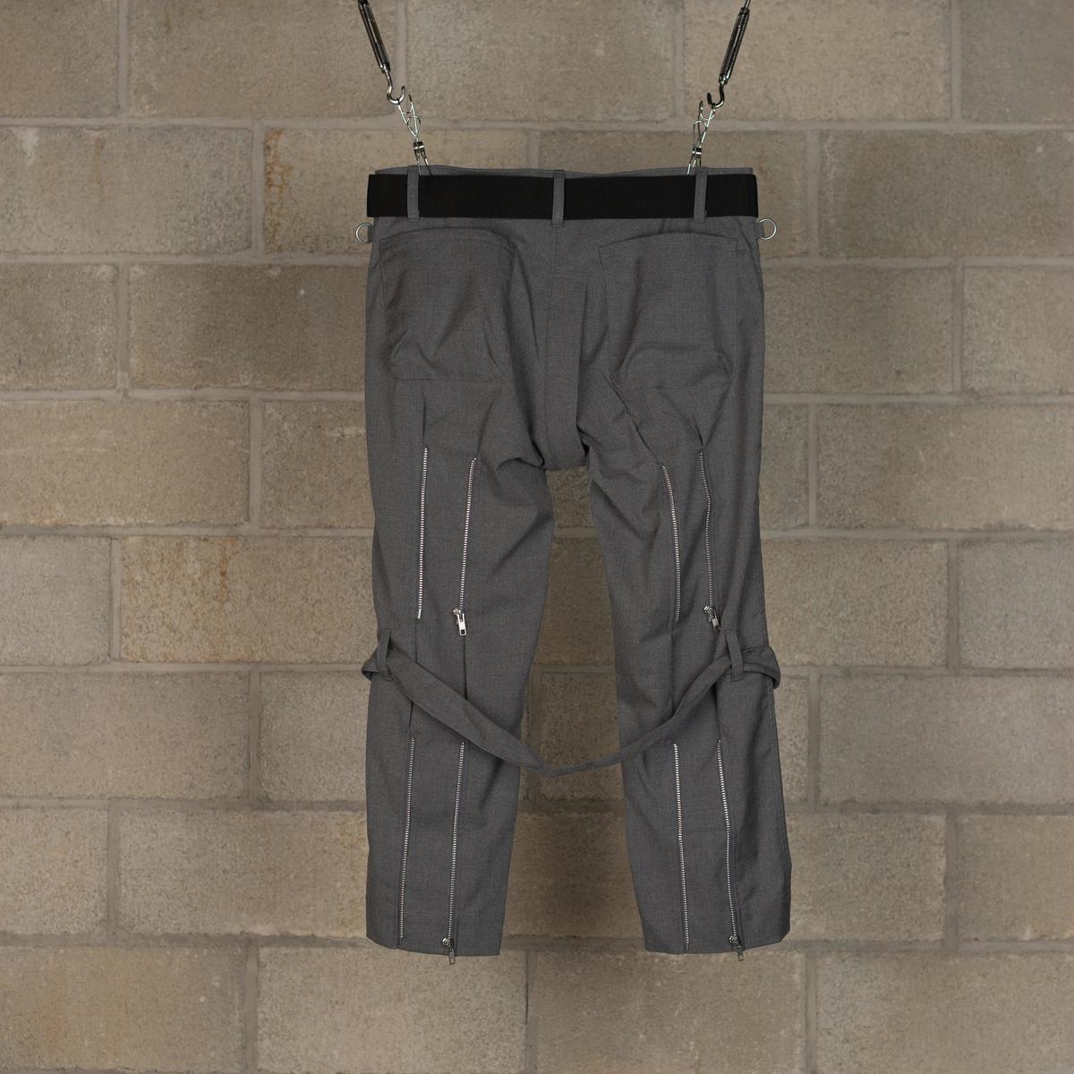 パンツ PEEL & LIFT bondage trousers SIZE:L PEEL & LIFT Bondage Modern Trousers - Grey | Garmentory