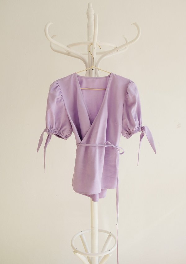OhSevenDays Allie Wrap Blouse OhSevenDays Allie Wrap Blouse