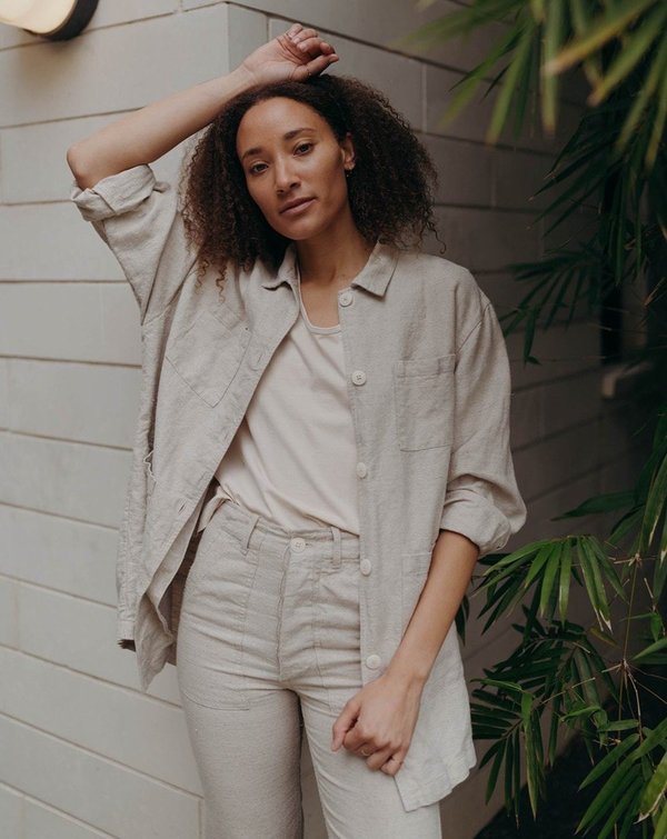 SAMMIE WORKSHIRT - NATURAL SAMMIE WORKSHIRT - NATURAL