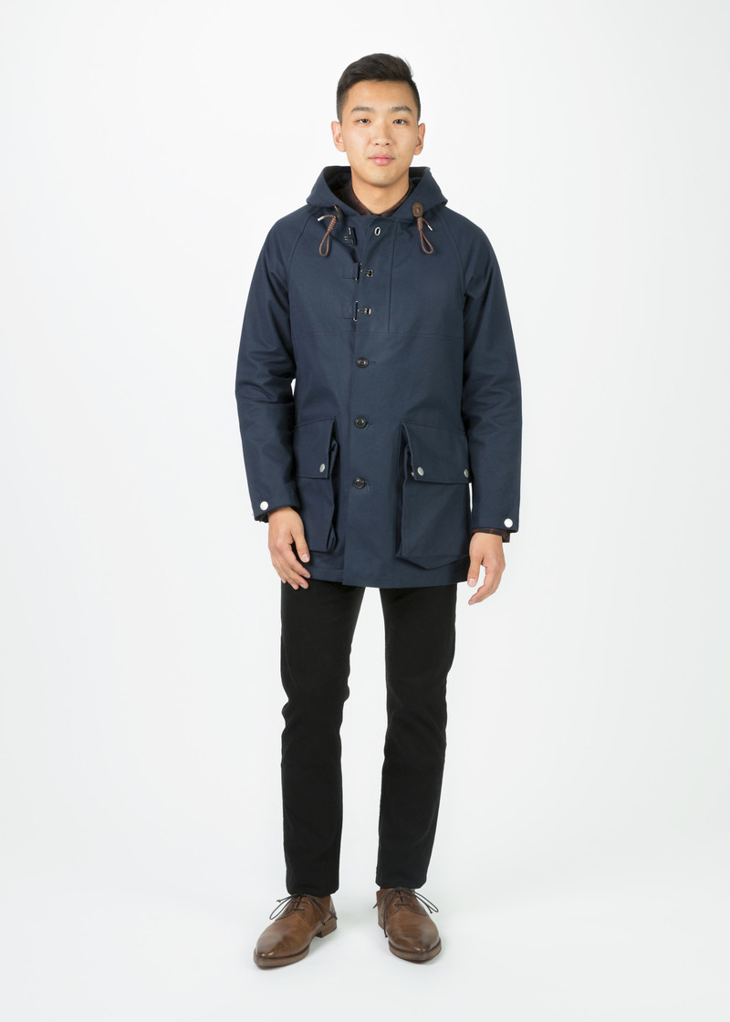 Men's Nigel Cabourn Motorbike Army Coat - Navy | Garmentory