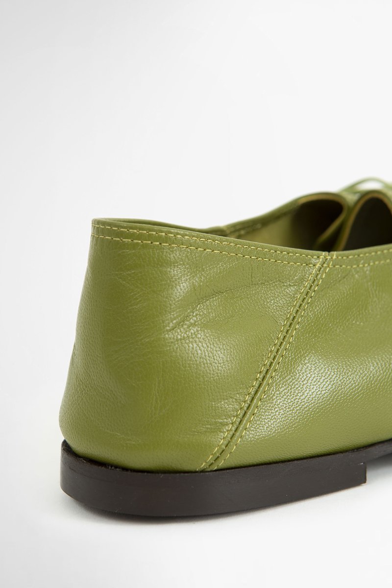 Jacques Soloviere Babouche Bed Shoe - matcha