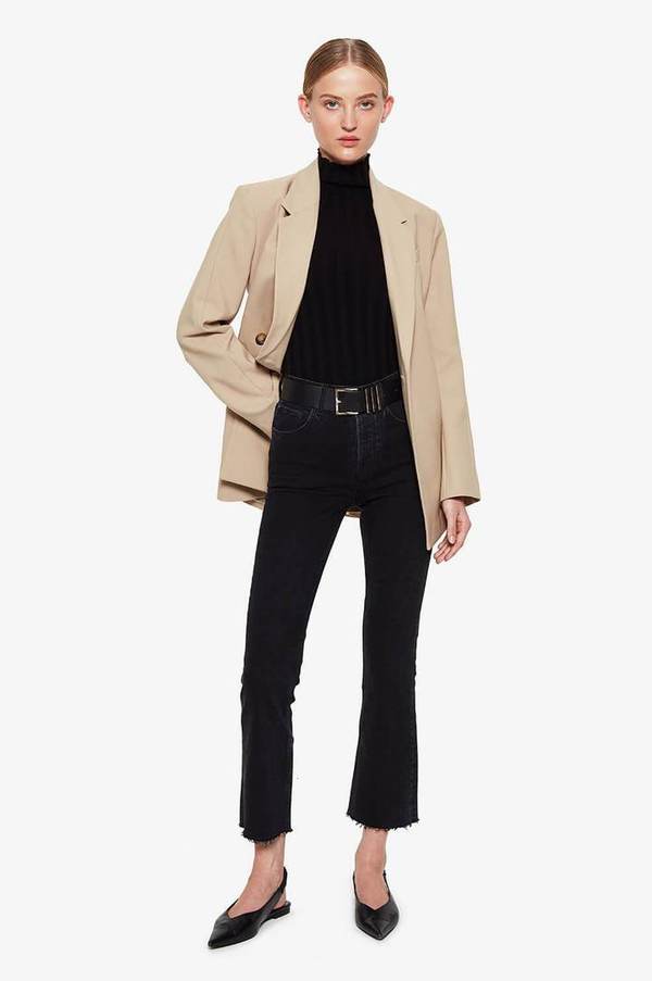 Anine Bing Andrea Belt - True Black Anine Bing Andrea Belt - True Black