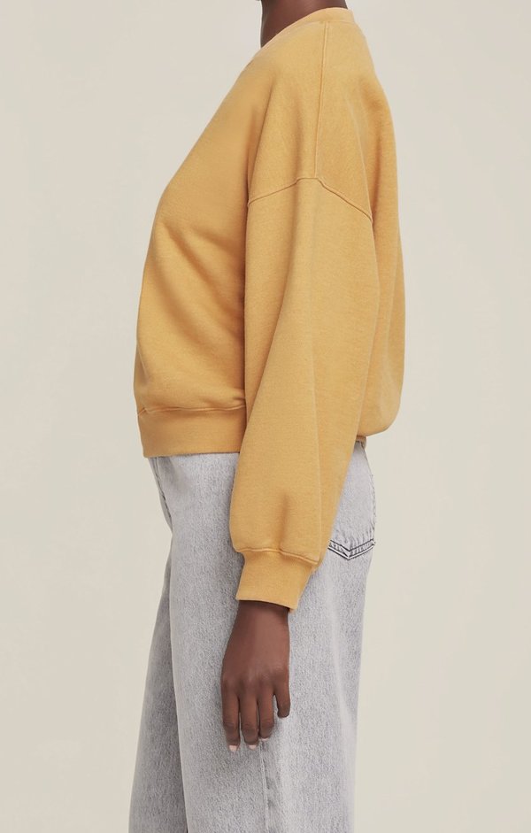 AGOLDE Balloon Sleeve Sweatshirt - Tumeric Heather AGOLDE Balloon Sleeve Sweatshirt - Tumeric Heather