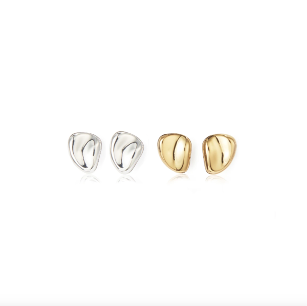 Jenny Bird Beach Nugget Studs - Two-Tone Jenny Bird Beach Nugget Studs - Two-Tone