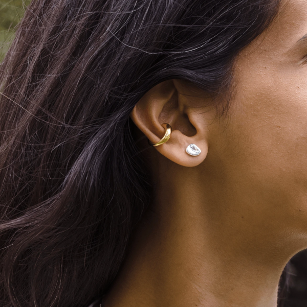 Jenny Bird Beach Nugget Studs - Two-Tone Jenny Bird Beach Nugget Studs - Two-Tone