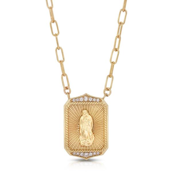 Joy Dravecky Madonna Pendant Necklace - Gold Joy Dravecky Madonna Pendant Necklace - Gold