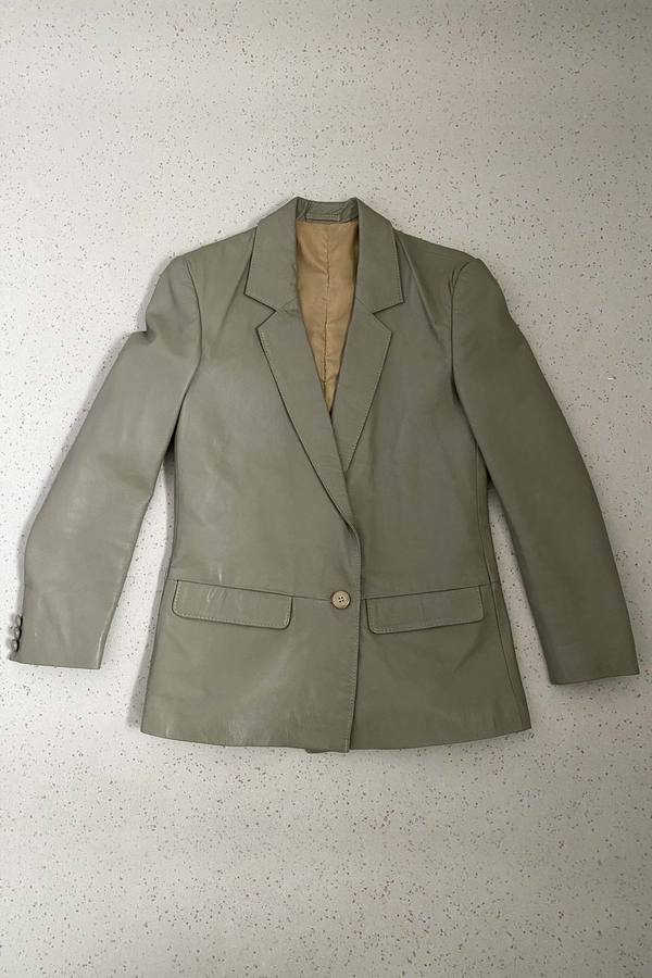 Vintage Leather Blazer Vintage Leather Blazer