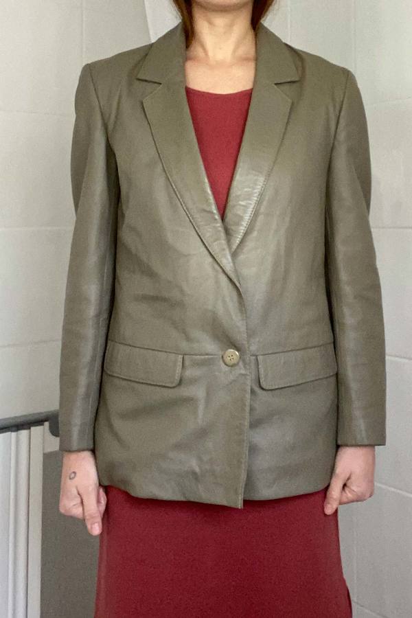 Vintage Leather Blazer Vintage Leather Blazer