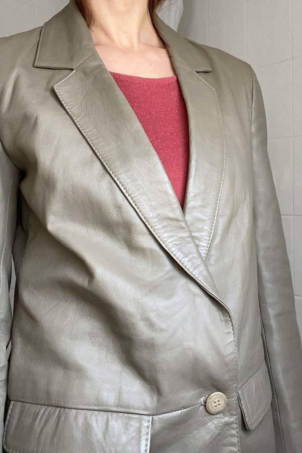 Vintage Leather Blazer Vintage Leather Blazer