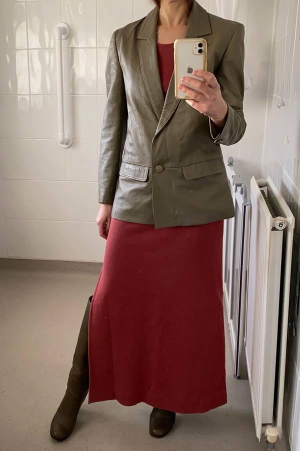Vintage Leather Blazer Vintage Leather Blazer