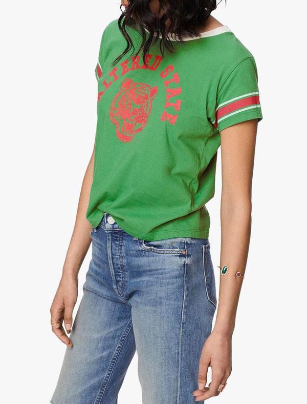 Mother Denim Boxy Goodie Goodie Tee - Kelly Altered State Mother Denim Boxy Goodie Goodie Tee - Kelly Altered State