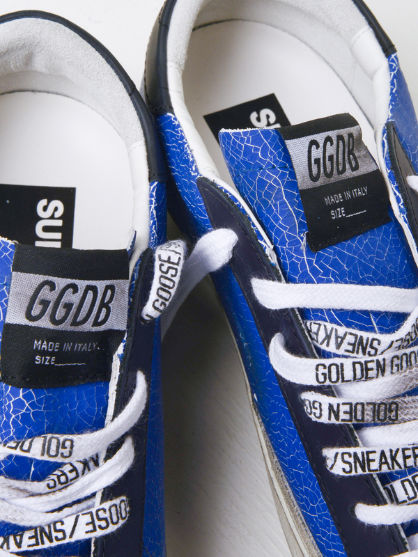 Golden Goose SUPERSTAR LEATHER SNEAKER - BLUE/ICE/BLACK Golden Goose SUPERSTAR LEATHER SNEAKER - BLUE/ICE/BLACK