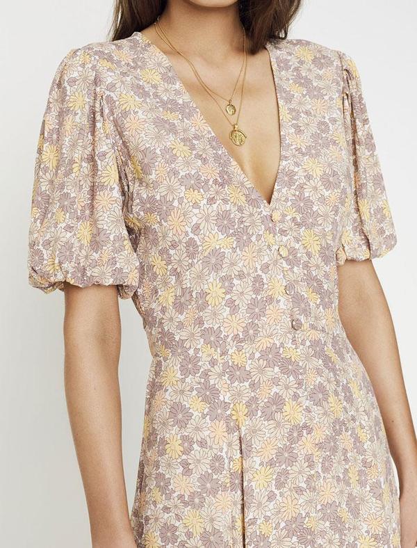 faithfull delia midi dress