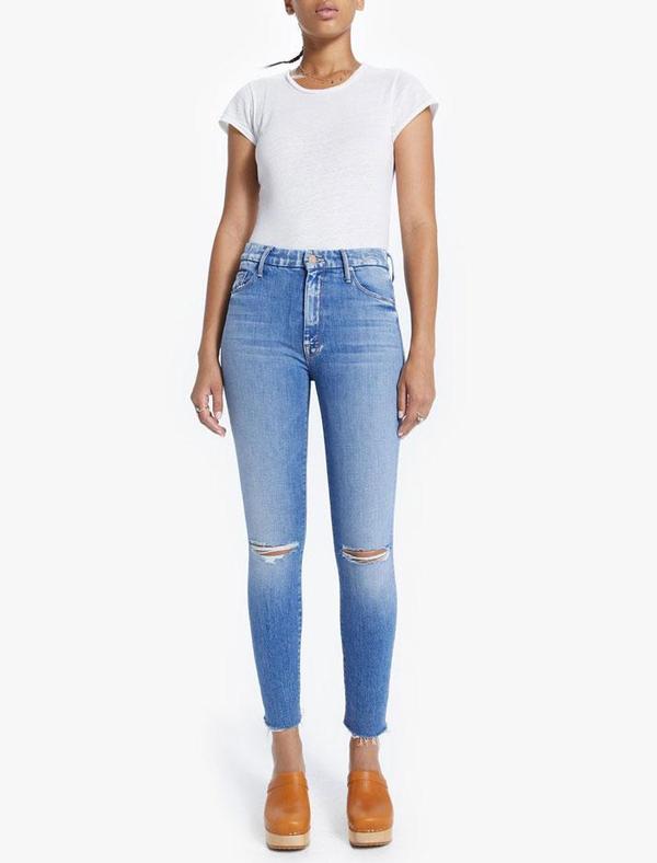 Mother Denim High Waisted Looker Ankle 