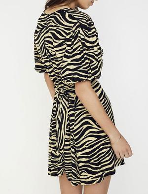 faithfull the brand ilia mini dress Faithfull the Brand Ilia Floral Mini Dress in Safron Size US4