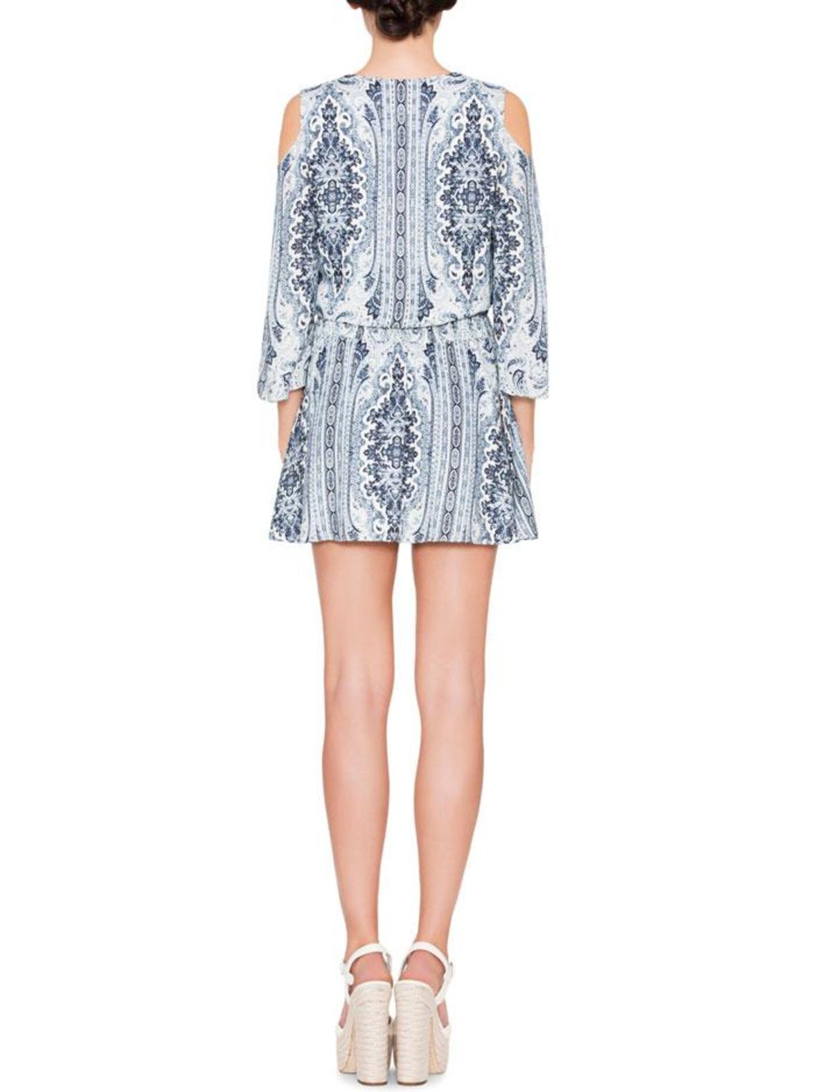 Alice + Olivia Jolene Cold Shoulder Dress - Palace Paisley - Image 2 of 4