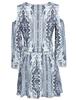 Alice + Olivia Jolene Cold Shoulder Dress - Palace Paisley - Thumbnail 4