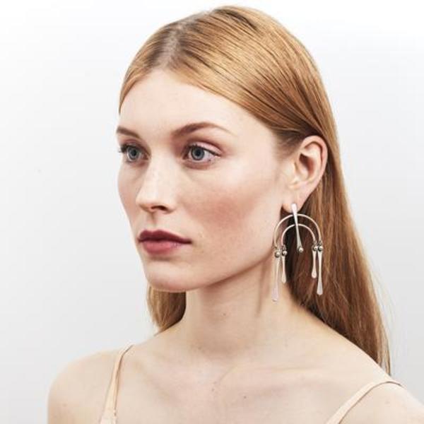 Dannijo Kamil Earrings - OX Silver Dannijo Kamil Earrings - OX Silver