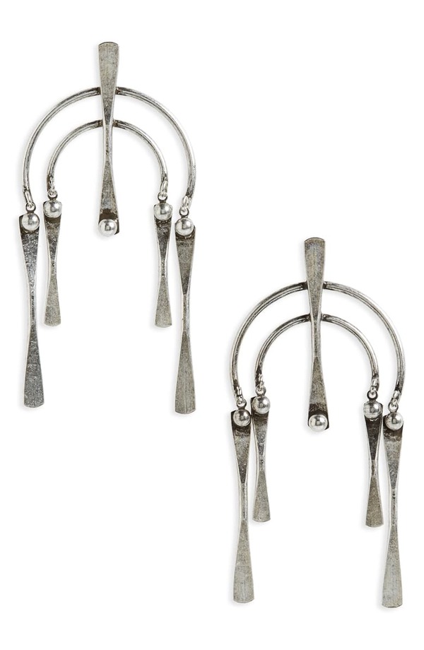 Dannijo Kamil Earrings - OX Silver Dannijo Kamil Earrings - OX Silver