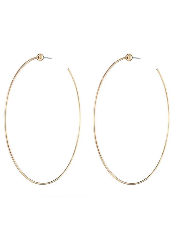 Jenny Bird Large Icon Hoops - 14K gold-dipped brass/gold Jenny Bird Large Icon Hoops - 14K gold-dipped brass/gold