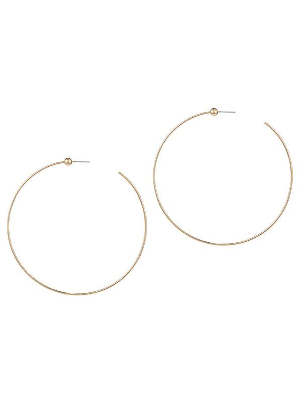 Jenny Bird Large Icon Hoops - 14K gold-dipped brass/gold Jenny Bird Large Icon Hoops - 14K gold-dipped brass/gold