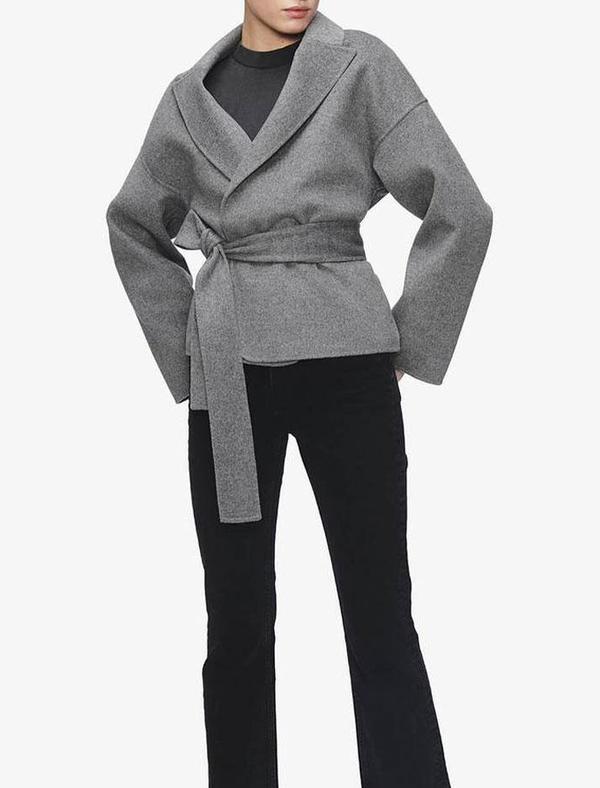 Luna jacket in heather grey Luna jacket in heather grey