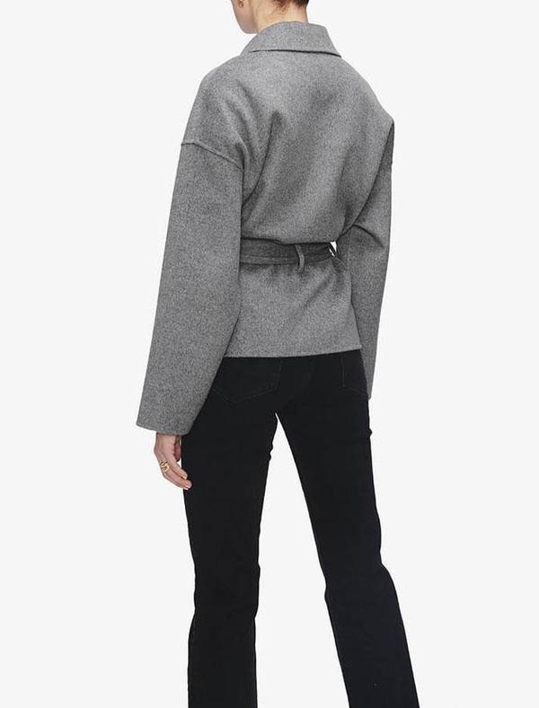 Luna jacket in heather grey Luna jacket in heather grey