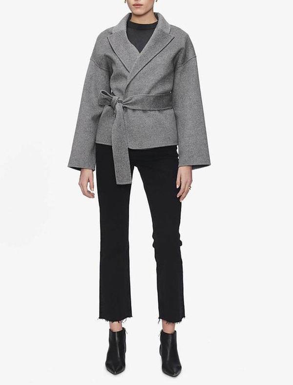 Luna jacket in heather grey Luna jacket in heather grey