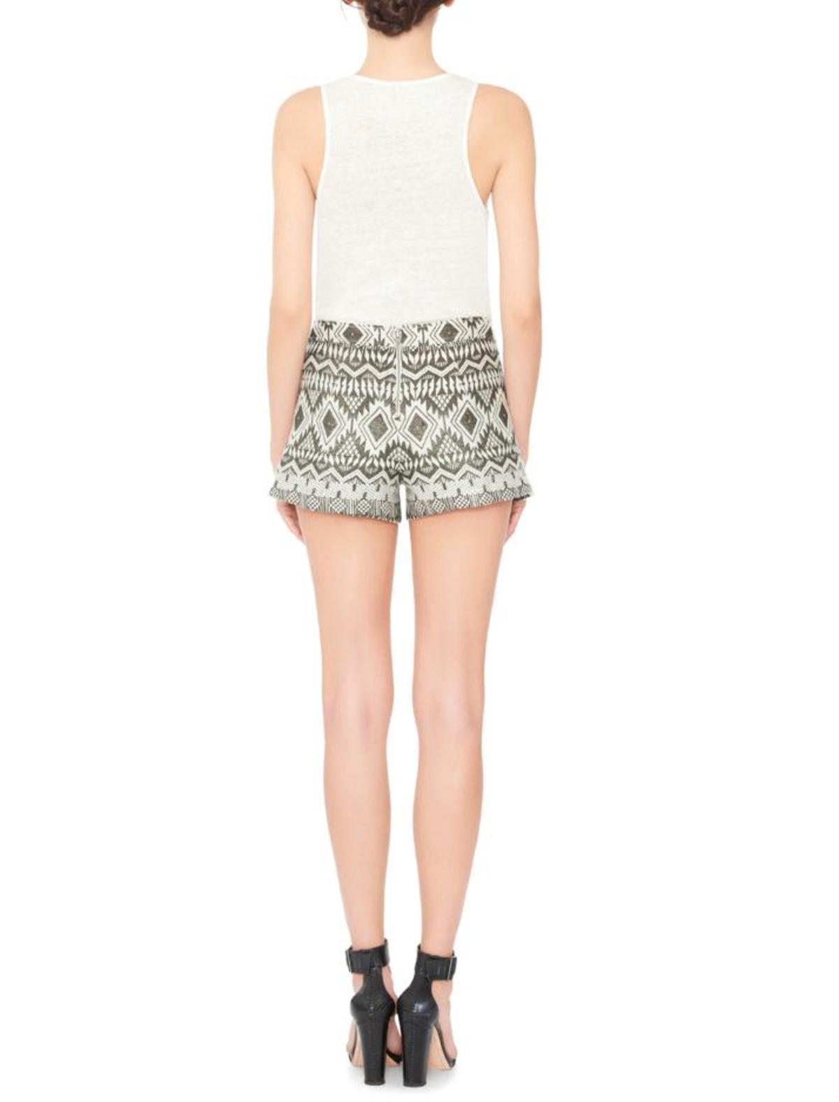 Alice + Olivia Marisa Embroidered Shorts - Multi - Image 2 of 2