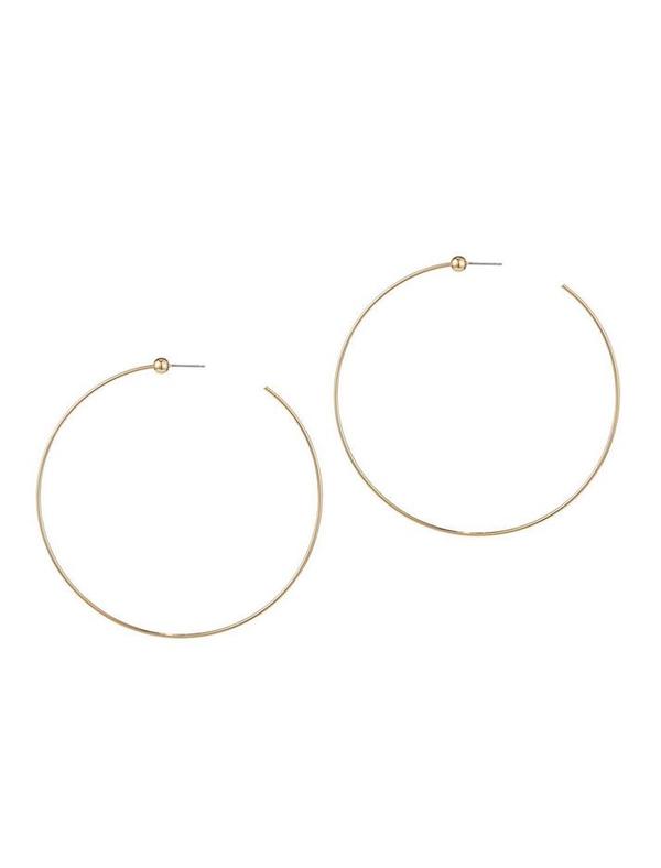 Jenny Bird Medium Icon Hoops - 14K gold-dipped brass Jenny Bird Medium Icon Hoops - 14K gold-dipped brass