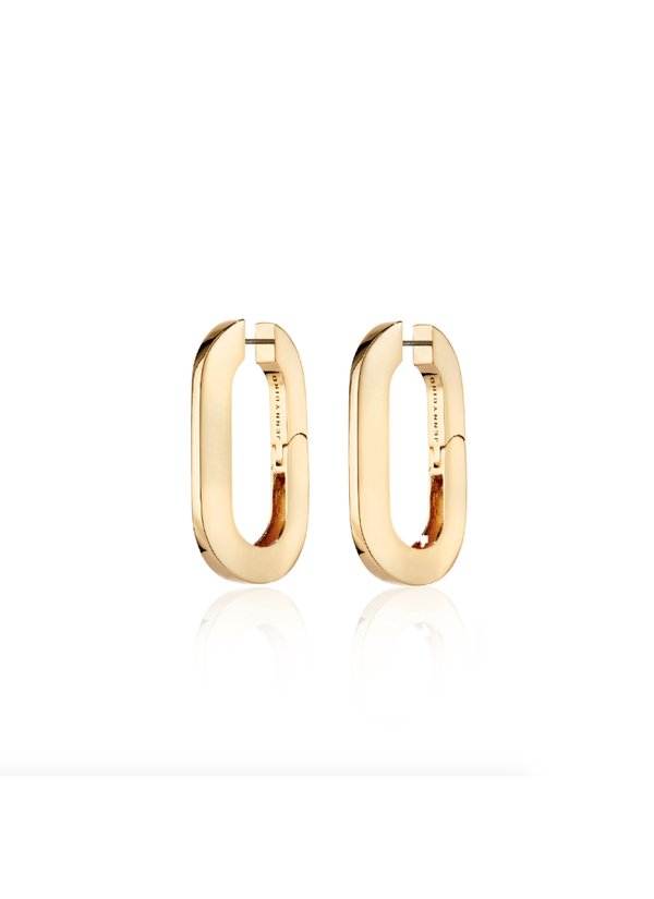Jenny Bird Mega U-Link Earrings - 14K gold-dipped brass Jenny Bird Mega U-Link Earrings - 14K gold-dipped brass