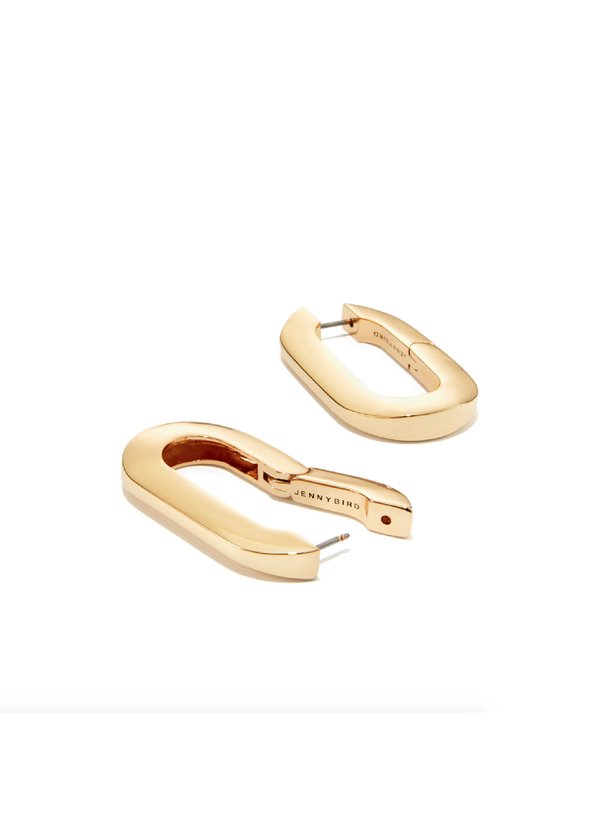 Jenny Bird Mega U-Link Earrings - 14K gold-dipped brass Jenny Bird Mega U-Link Earrings - 14K gold-dipped brass
