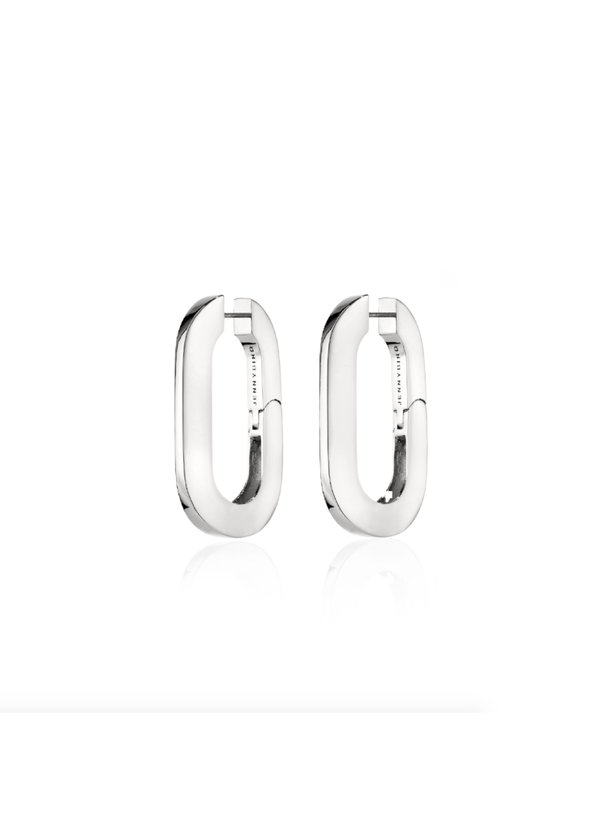 Jenny Bird Mega U-Link Earrings - Silver Jenny Bird Mega U-Link Earrings - Silver