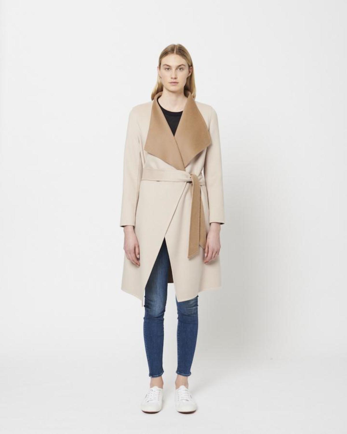 Line Knitwear Meghan Coat - Camel Rosebud - Image 2 of 4