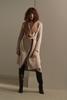 Line Knitwear Meghan Coat - Camel Rosebud - Thumbnail 1