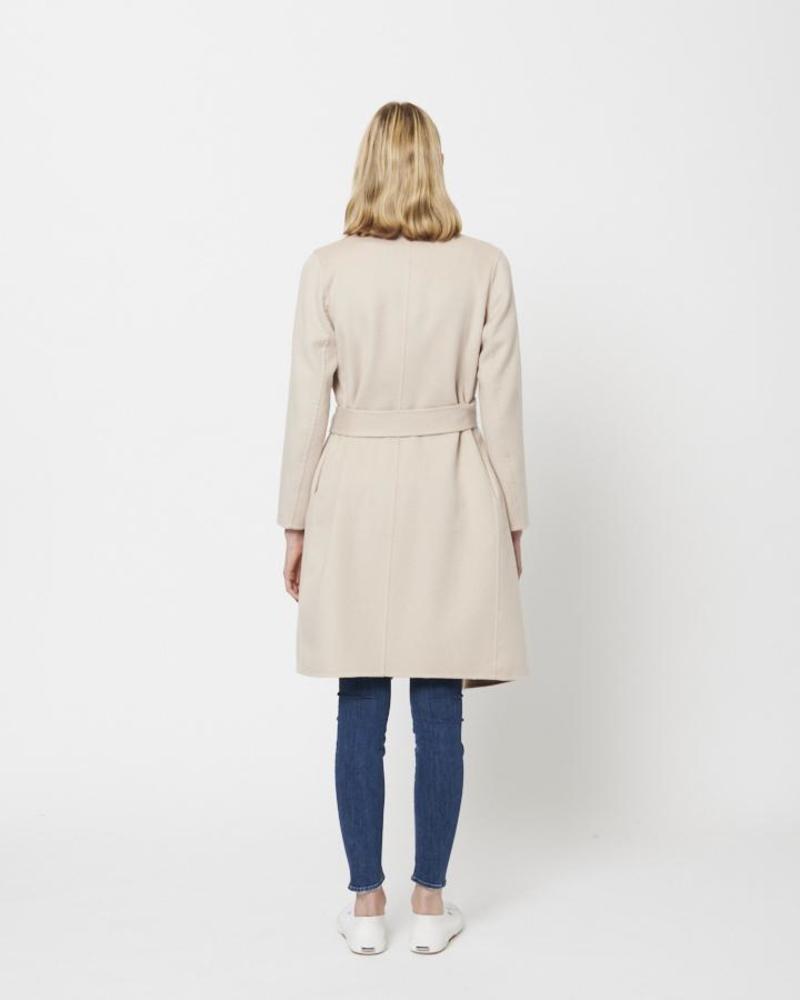 Line Knitwear Meghan Coat - Camel Rosebud