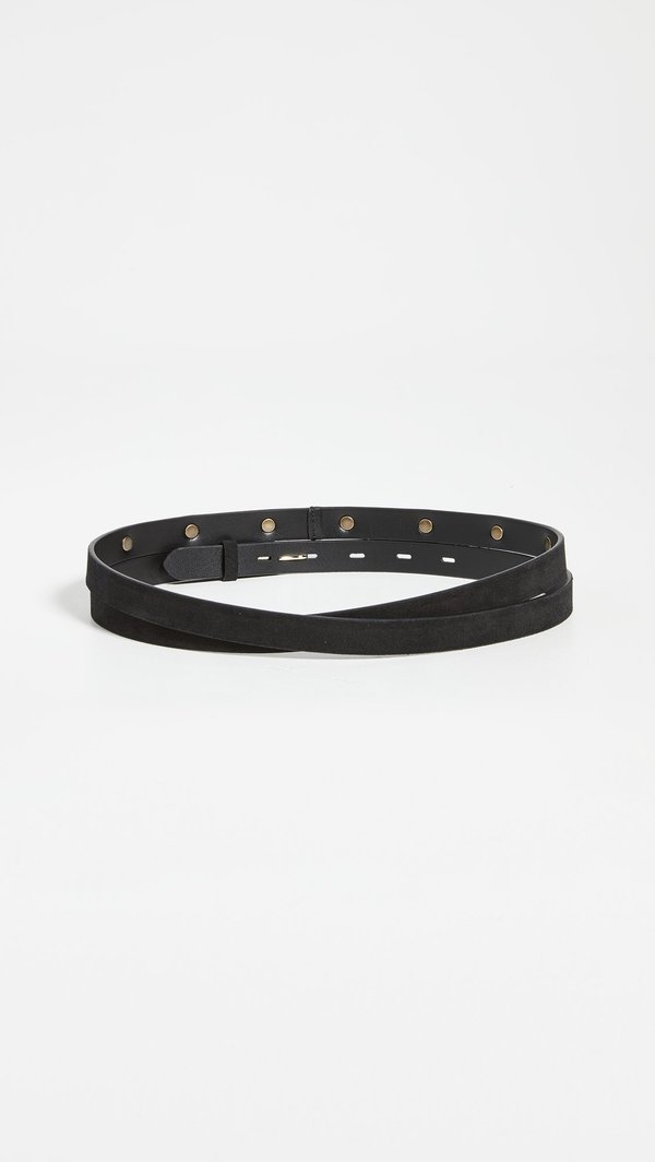 Veronica Beard NWT Nika Belt Size XS in Solid Black with Circular Details Veronica Beard NWT Nika Belt Size XS in Solid Black with  main image 4