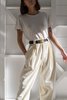 Reliquary THE PLEATED PANT - WHITE - Thumbnail 8