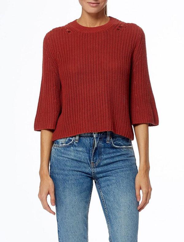 360 Cashmere Pearl Sweater - tomato 360 Cashmere Pearl Sweater - tomato