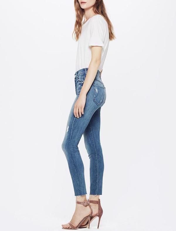 Mother Denim Stunner Ankle Fray - Graffiti Girl Mother Denim Stunner Ankle Fray - Graffiti Girl