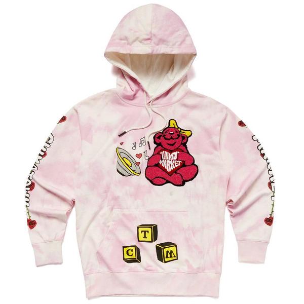 Chinatown Market Be Mine Hoodie - Pink Tie Dye Chinatown Market Be Mine Hoodie - Pink Tie Dye